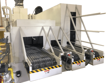 Three Lane Dunnage Cleaning Station